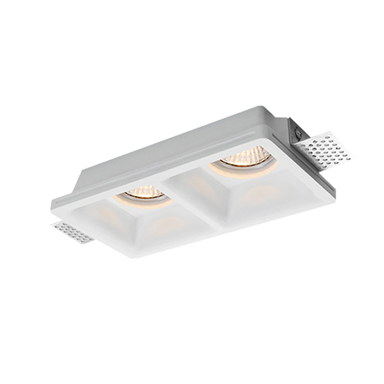 Skelton Twin Gypsum Recessed Spotlight