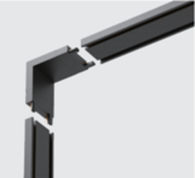 Zia Ultra-Thin Vertical Corner Connector (Surface-Mounted)