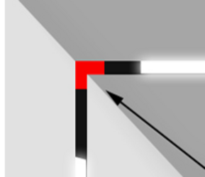 Zia Vertical L-Shape Connector(Suspended)