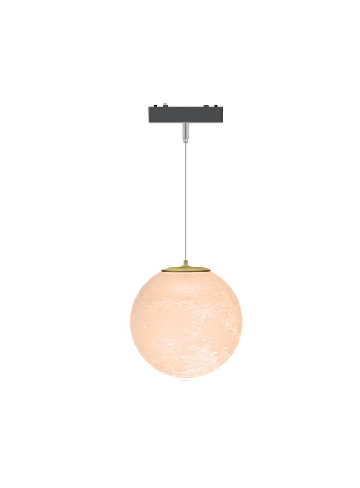 Zia Magnetic Track Moon Pendant Light